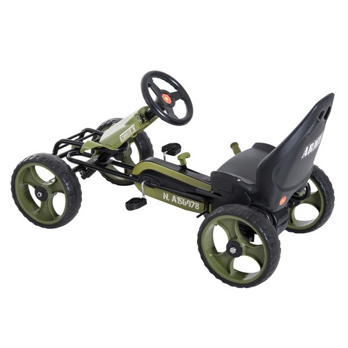 Homcom pedal kart ride - pedal, go