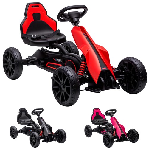 Homcom children pedal kart - go,