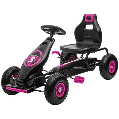 Homcom children pedal kart - pedal,