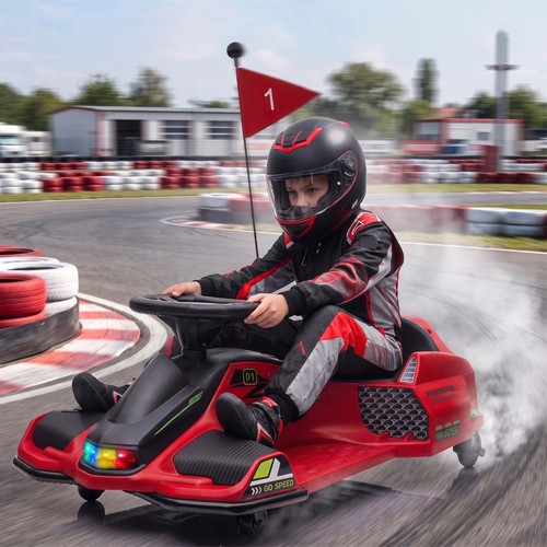12v kids electric kart with - go,