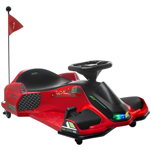 Homcom 12v kart with music - 12v,